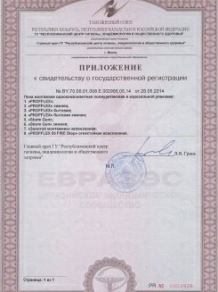 2015.03.25 Новодвинск - Приложение к сертификату, Профили поливинилхлоридные системы Rehau.